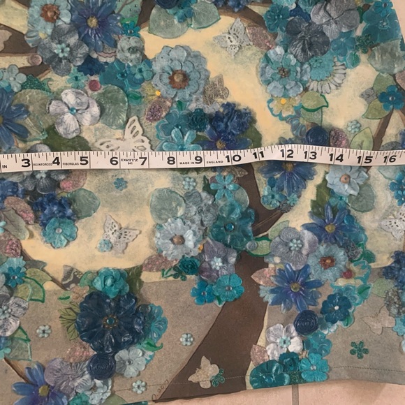 Skirt- (Size Small) Tailored handmade Signed at hemline by Tina Z, 2017 - Picture 8 of 12